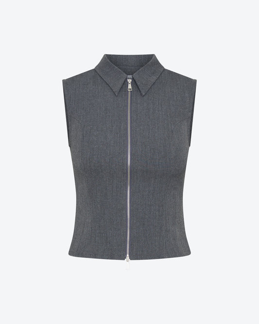 AKARI ZIP UP VEST