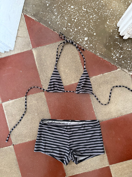 JUNO BIKINI TOP | STRIPE