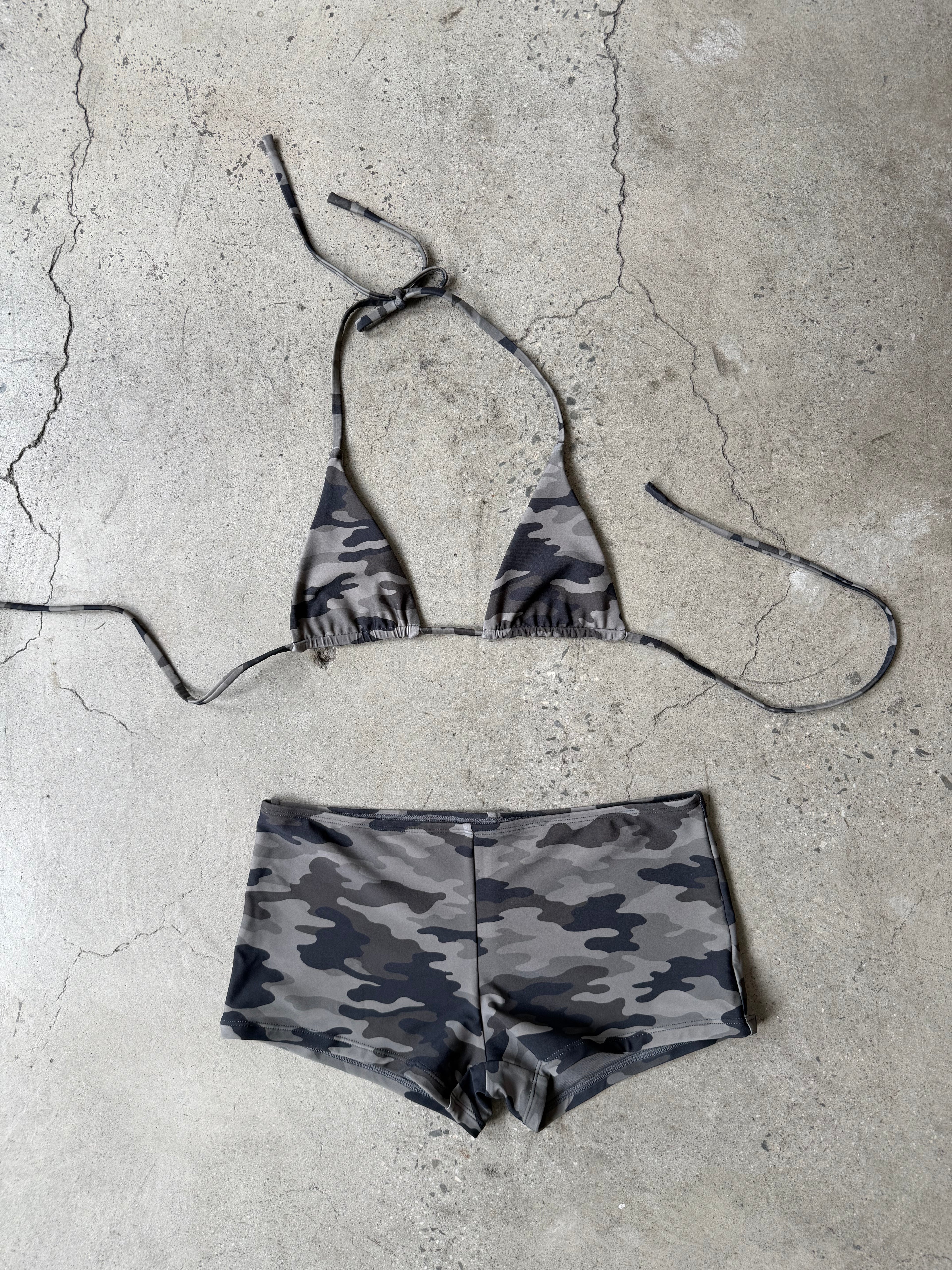 Juno Bikini Top | Camo