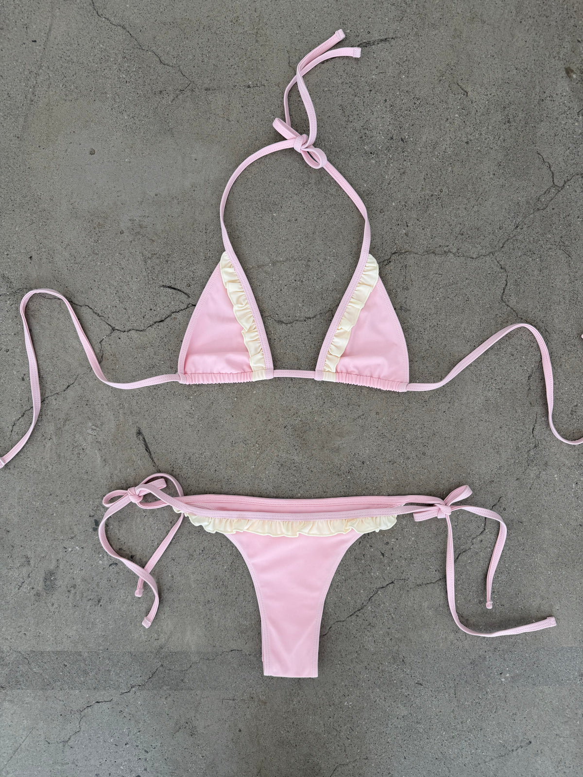 Odette Bikini Top | Pink