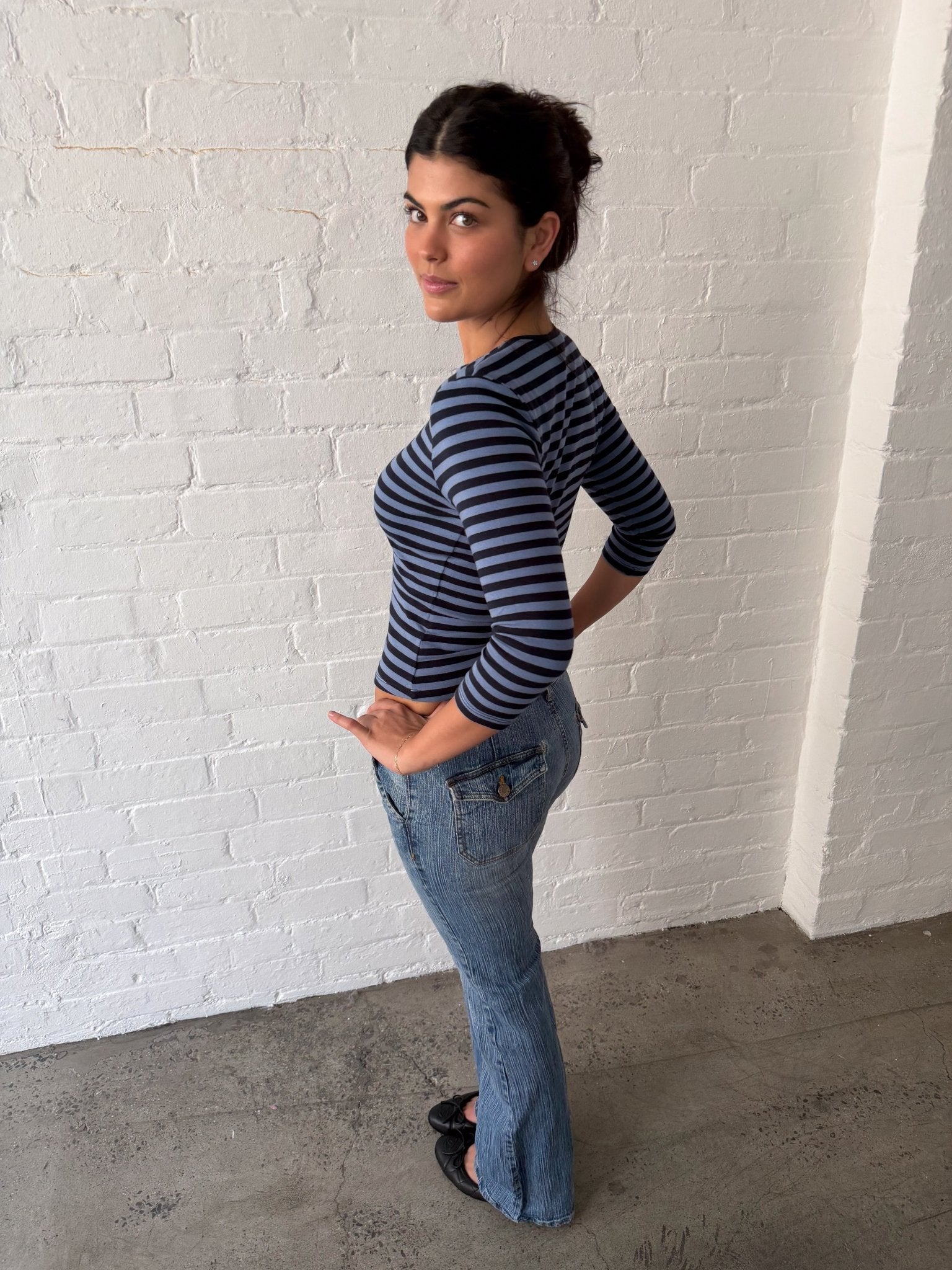 Gwen V Neck Top - Girl Clumsy