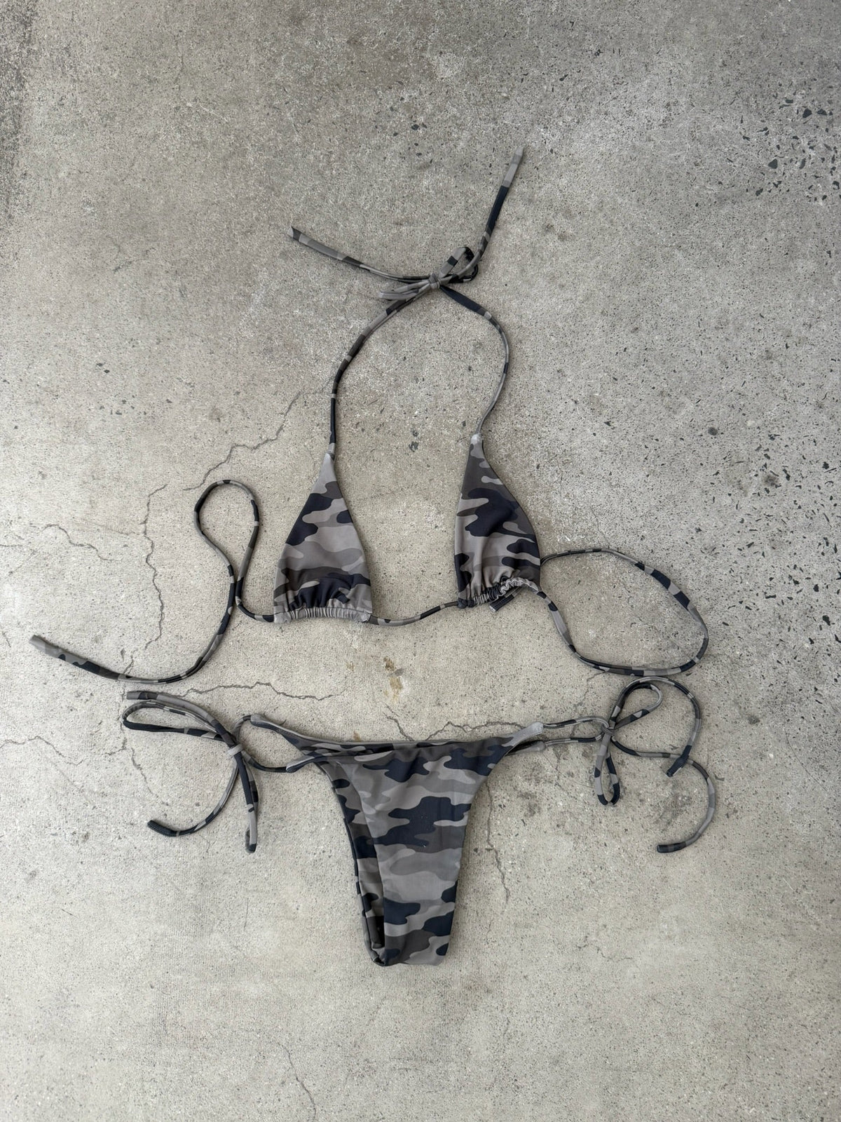 Juno Bikini Bottom | Camo - Girl Clumsy