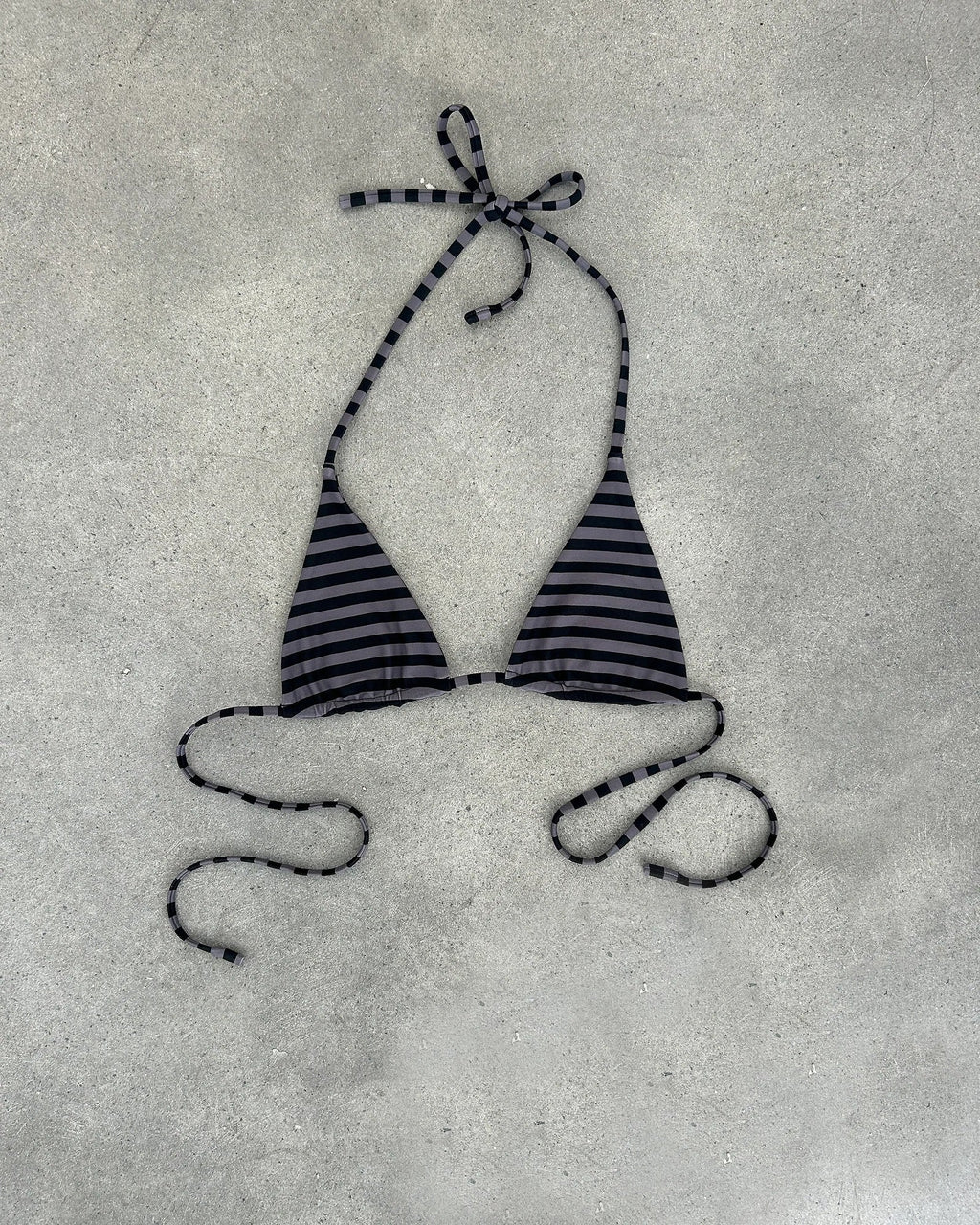 Juno Bikini Top | Stripe - Girl Clumsy